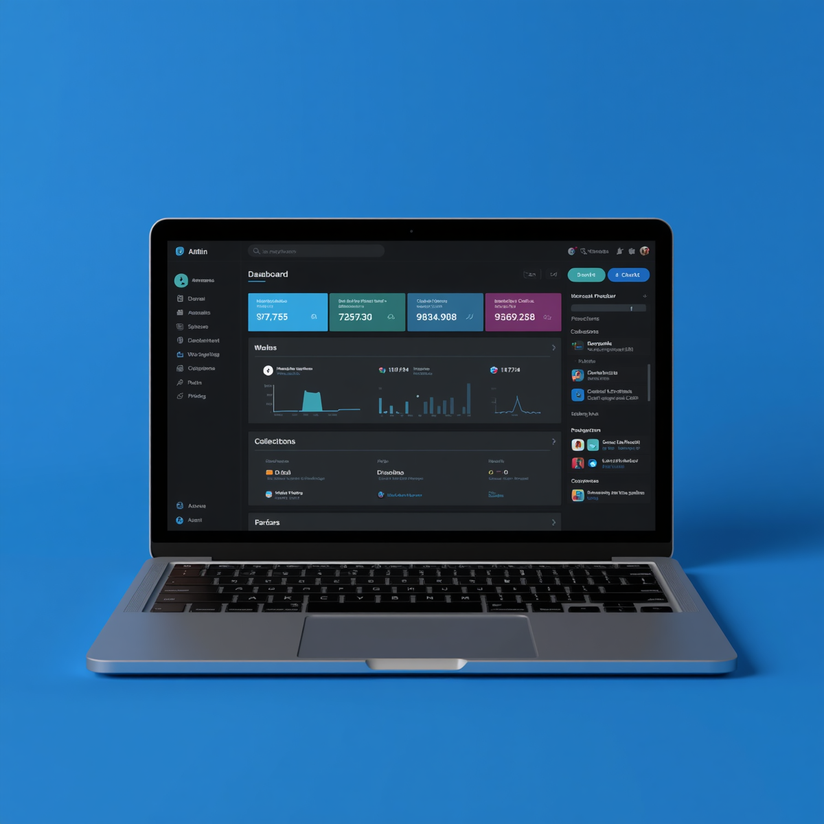 Panel admin de ProductSpot